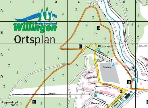 Ortsplan Willingen